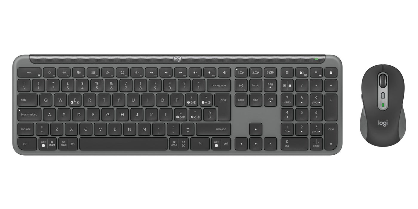 EAN 5099206119406 - Logitech Signature Slim Combo MK950 teclado Ratón incluido Oficina RF Wireless + Bluetooth QWERTY Italian imagen 1