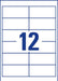 EAN 4004182036594 - Avery 3659 etiqueta autoadhesiva Rectángulo Permanente Blanco 1200 pieza(s) imagen 3