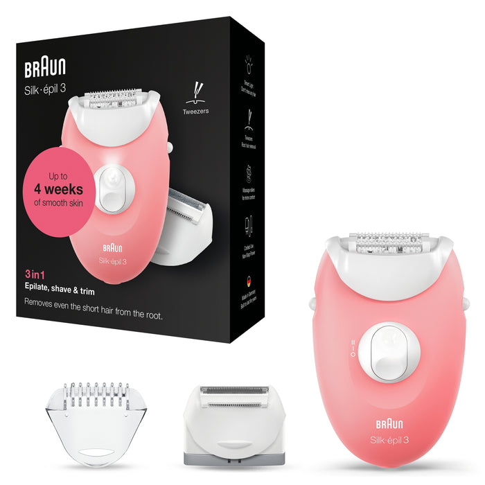 EAN 4210201423508 - Braun Silk-épil 3 -277 20 pinzas Blanco, Rosa imagen 2