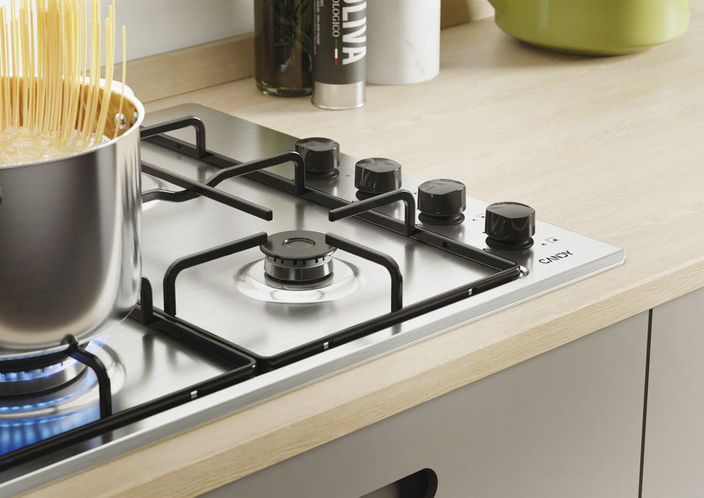 EAN 8016361966925 - Candy Idea CHW6LBX Acero inoxidable Integrado 56 cm Encimera de gas 4 zona(s) imagen 4