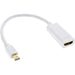 EAN 4043718290598 - InLine 17193E adaptador de cable de vídeo 0,15 m Mini DisplayPort HDMI Blanco imagen 1