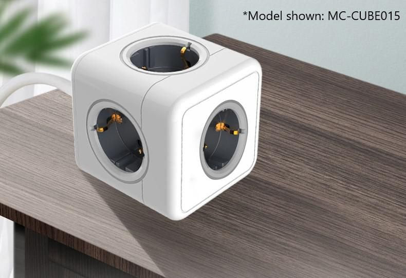 EAN 5704174884767 - Microconnect MC-CUBE015USBC base múltiple 1,5 m 4 salidas AC Interior Blanco imagen 4
