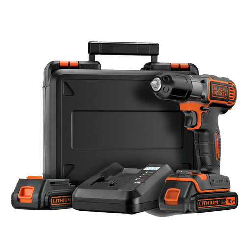 EAN 5035048447550 - Black & Decker ASD18KB-QW taladro Negro, Naranja imagen 1