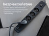 EAN 5907512868959 - Tracer Power Line+ 5 sockets base múltiple 1,5 m 4 salidas AC Interior Grafito imagen 10
