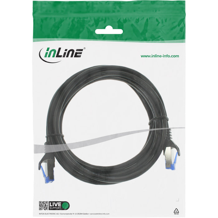 EAN 4043718259649 - InLine 72855S cable de red Negro 0,5 m Cat6a S/FTP (S-STP) imagen 4