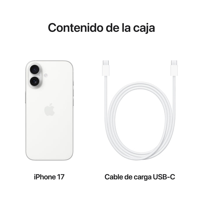 EAN 0195950643701 - Apple iPhone 17 16 cm (6.3") SIM doble iOS 26 5G USB Tipo C 256 GB Blanco imagen 8