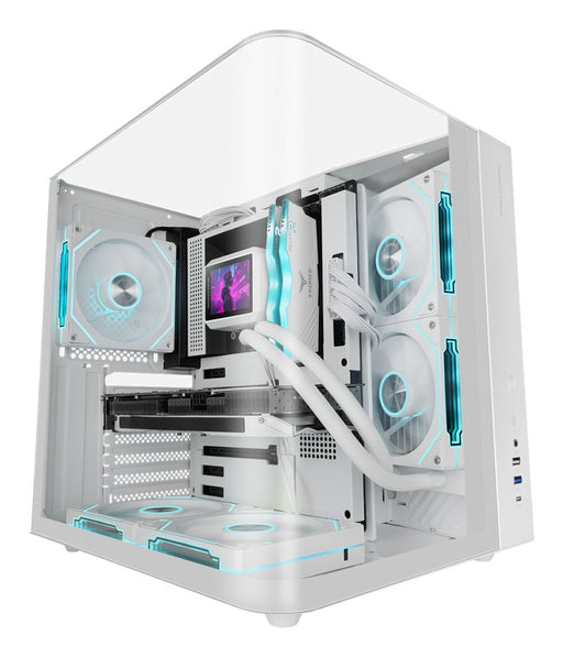 EAN 8435693113416 - Mars Gaming MC-INFINIOLITEW Midi Tower Blanco imagen 1