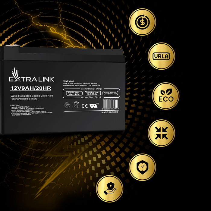 EAN 5903148916569 - Extralink AKUMULATOR BATTERY ACCUMULATOR AGM 12V 9AH Sealed Lead Acid (VRLA) imagen 14