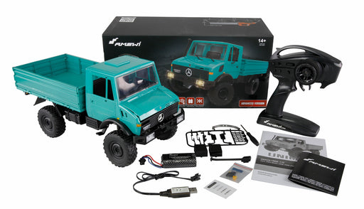 EAN 4262408973720 - Amewi Unimog modelo controlado por radio Off-road truck Motor eléctrico 1:12 imagen 2
