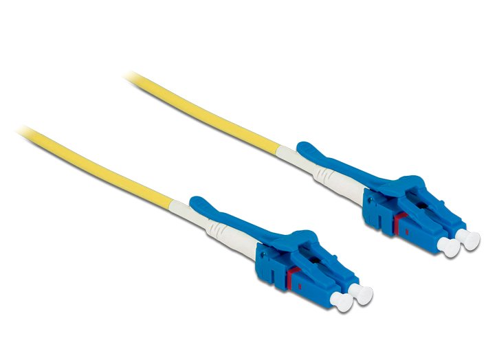EAN 4043619850839 - DeLOCK 85083 Cable de fibra óptica e InfiniBand 1 m LC Amarillo imagen 1