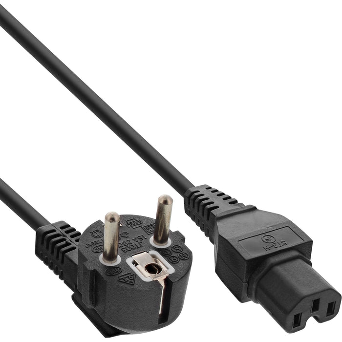 EAN 4043718316335 - InLine B-16810D cable de transmisión Negro 2 m C15 acoplador Enchufe tipo F imagen 1
