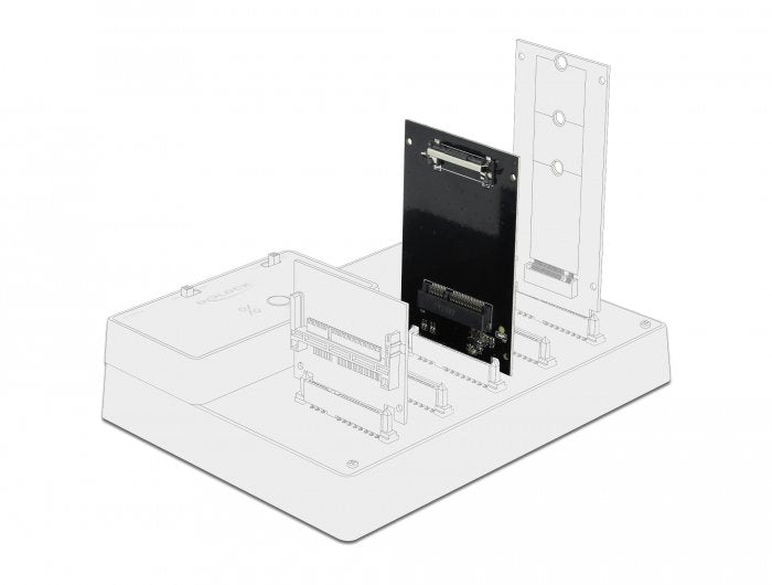 EAN 4043619641000 - DeLOCK SATA 22 pin male to mSATA slot tarjeta y adaptador de interfaz Interno imagen 4