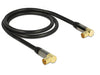 EAN 4043619887811 - DeLOCK 88781 cable coaxial RG-6/U 1 m IEC Negro imagen 1