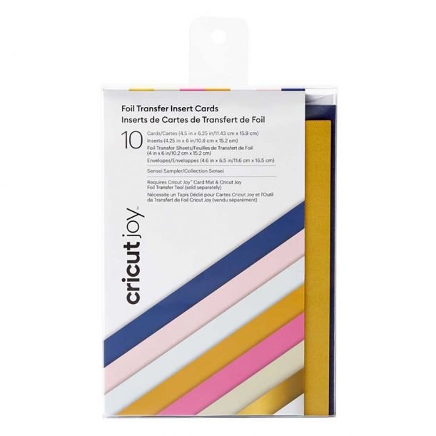 EAN 93573839689 - Cricut Joy Foil Transfer Insert Cards Tarjeta de felicitación estándar 10 pieza(s) imagen 1