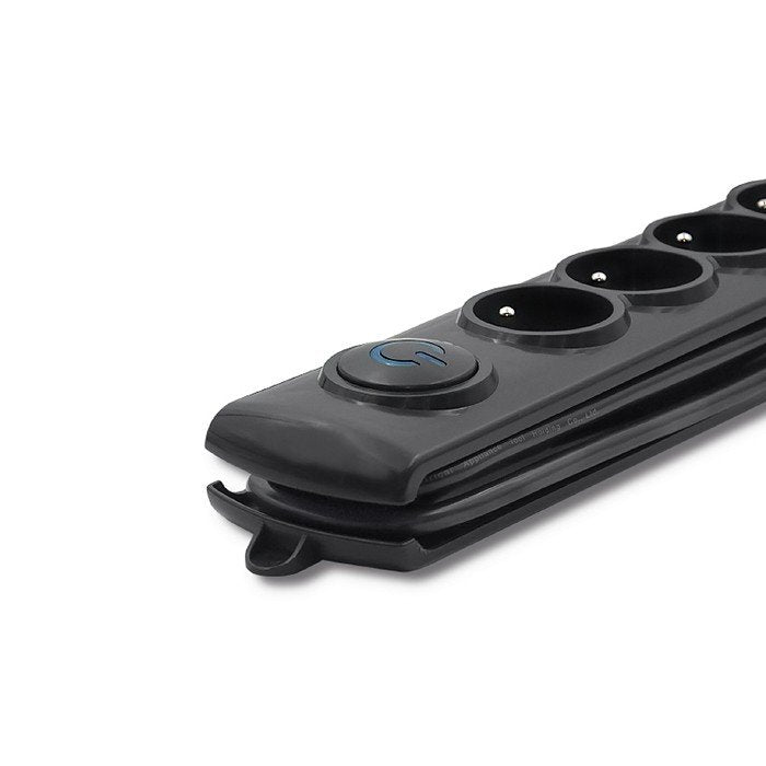 EAN 5901878502717 - Qoltec 50271 limitador de tensión Negro 5 salidas AC 230 V 3 m imagen 4