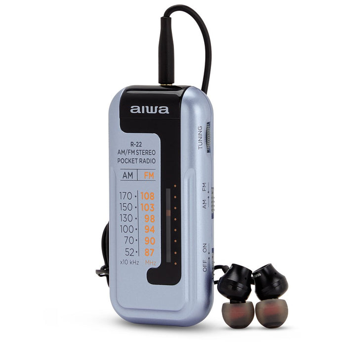 EAN 8435256897838 - Aiwa R-22SL radio Portátil Analógica Plata imagen 8