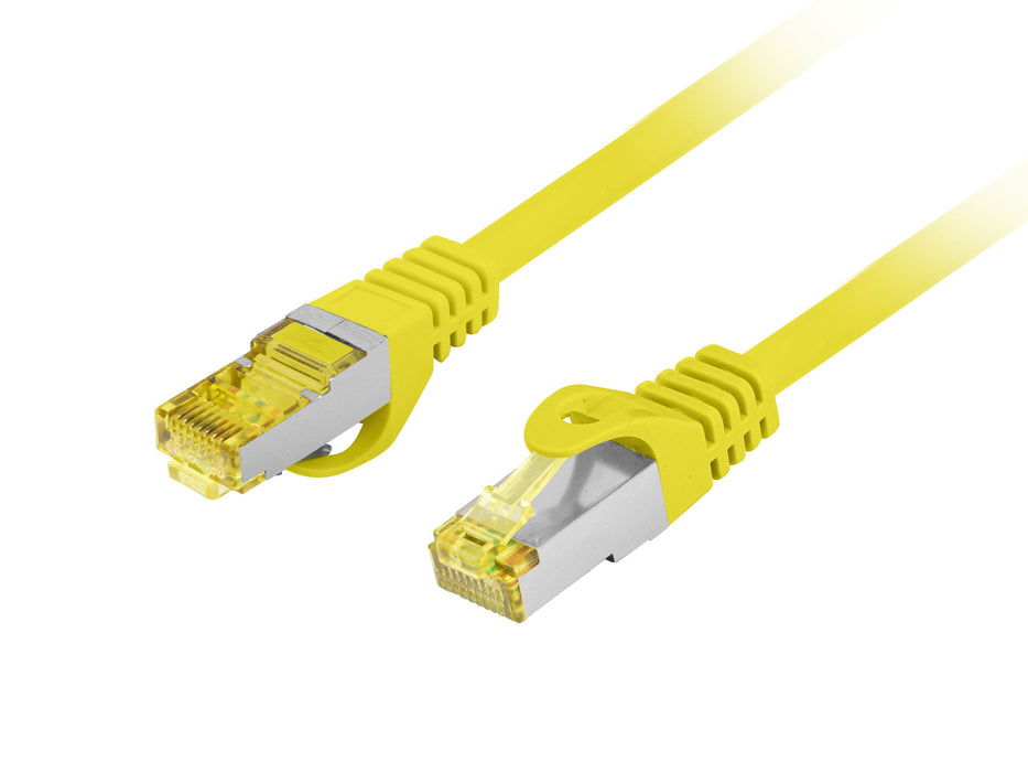 EAN 5901969440829 - Lanberg PCF6A-10CU-0300-Y cable de red Amarillo 3 m Cat6a S/FTP (S-STP) Alrededor imagen 1