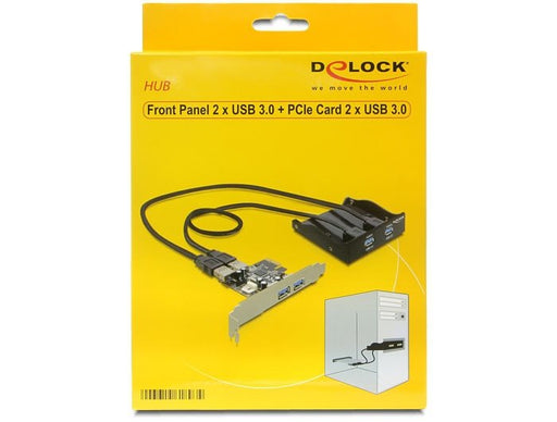 EAN 4043619618934 - DeLOCK Front Panel + PCI Express Card tarjeta y adaptador de interfaz Interno USB 3.2 Gen 1 (3.1 Gen 1) imagen 2