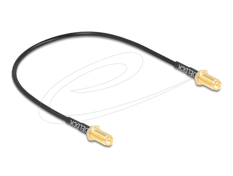 EAN 4043619908936 - DeLOCK 90893 cable coaxial RG-174 0,32 m RP-SMA Negro imagen 1