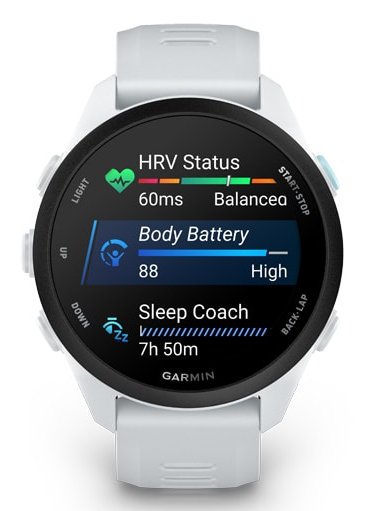 EAN 0753759368302 - Garmin Forerunner 170 3,05 cm (1.2") AMOLED 30 mm Digital 390 x 390 Pixeles Pantalla táctil Blanco GPS (s imagen 6