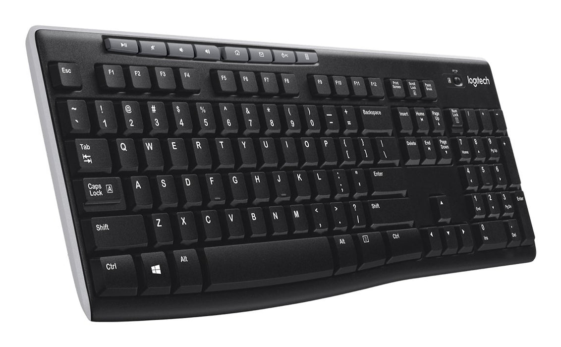 EAN 5099206032828 - Logitech K270 teclado Oficina RF inalámbrico QWERTY Nórdico Negro imagen 1