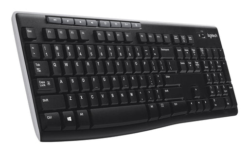 EAN 5099206032828 - Logitech K270 teclado Oficina RF inalámbrico QWERTY Nórdico Negro imagen 1