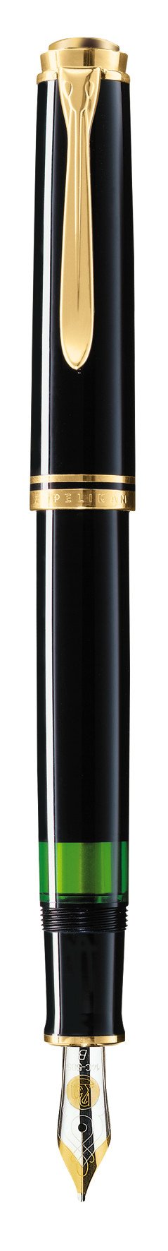 EAN 4012700980137 - Pelikan M600 pluma estilográfica Sistema de llenado integrado Negro, Oro 1 pieza(s) imagen 1