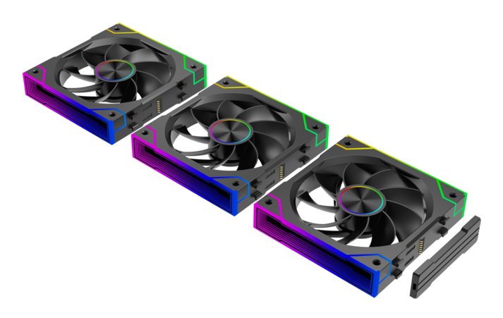 EAN 4044953504372 - Xilence Gaming Series XPF360R.ARGB Carcasa del ordenador Ventilador 12 cm Negro 3 pieza(s) imagen 3