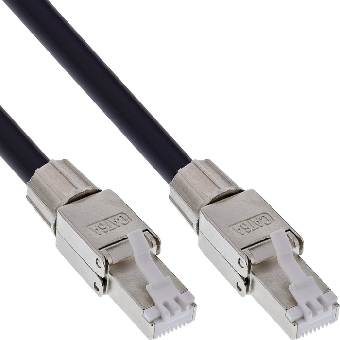 EAN 4043718331710 - InLine 78594A cable de red Negro 90 m Cat6a S/FTP (S-STP) Alrededor imagen 2