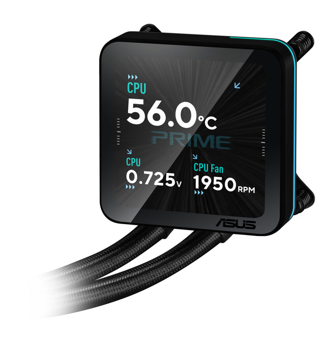 EAN 4711636403535 - ASUS PRIME LC II 360 ARGB LCD Procesador Sistema de refrigeración líquida todo en uno 12 cm Negro 1 pieza imagen 11
