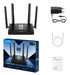 EAN 6971690793517 - Cudy WR3600 router inalámbrico Gigabit Ethernet Doble banda (2,4 GHz / 5 GHz) Negro imagen 3