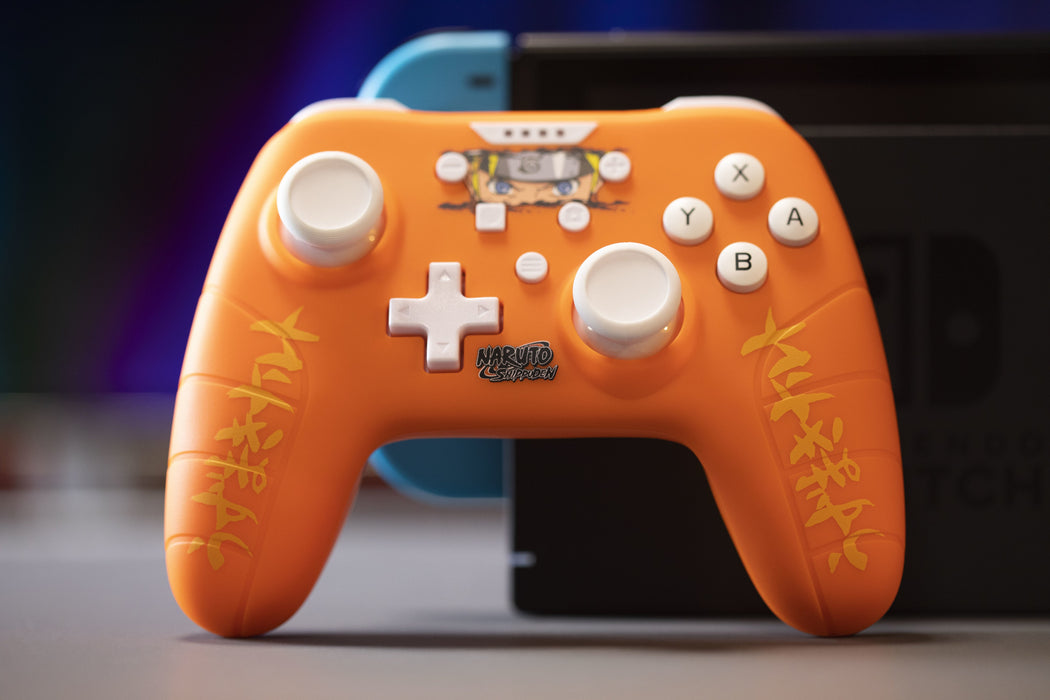 EAN 3328170287449 - Konix KX NARUTO SWITCH/PC PAD ORANGE Gamepad imagen 11