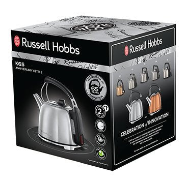 EAN 5038061105797 - Russell Hobbs K65 Anniversary Kettle tetera eléctrica 1,2 L 2400 W Acero inoxidable imagen 3