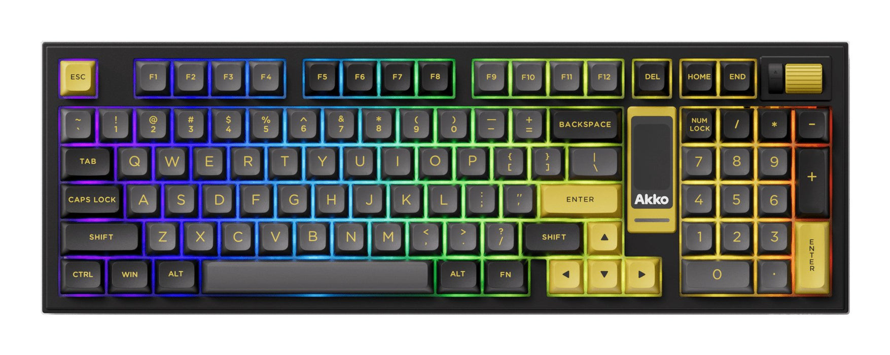 EAN 6925758630917 - Akko 5098B teclado Juego USB + RF Wireless + Bluetooth QWERTY Inglés de EE. UU. Negro imagen 1