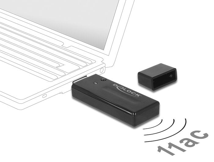 EAN 4043619124633 - DeLOCK 12463 adaptador y tarjeta de red WLAN 867 Mbit/s imagen 2