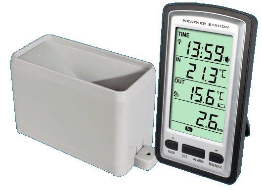 EAN 8712412585588 - Alecto WS-1200 estación meteorológica digital Negro, Gris imagen 1