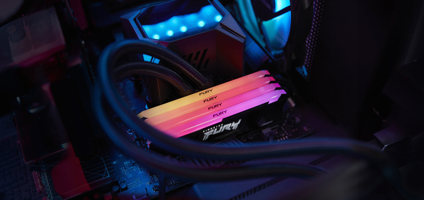 EAN 740617337525 - Kingston Technology FURY Beast RGB módulo de memoria 4 x 8 GB 3200 MT/s 288-pin DIMM imagen 4