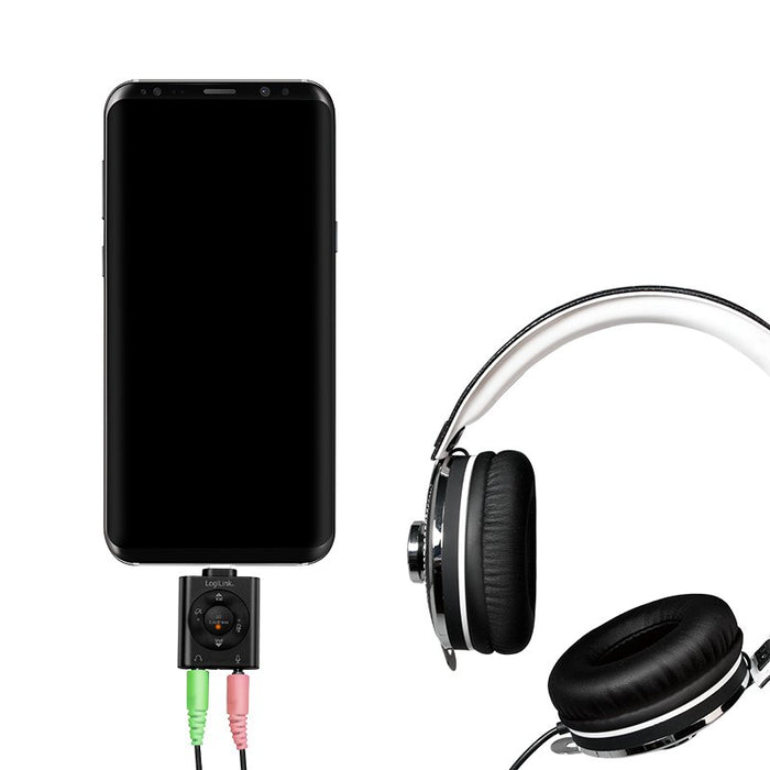 EAN 4052792059847 - LogiLink UA0365 convertidor de audio Negro imagen 5