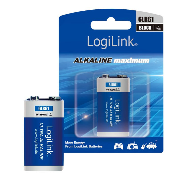 EAN 4052792047950 - LogiLink 6LR61B1 pila doméstica Batería de un solo uso Alcalino imagen 3