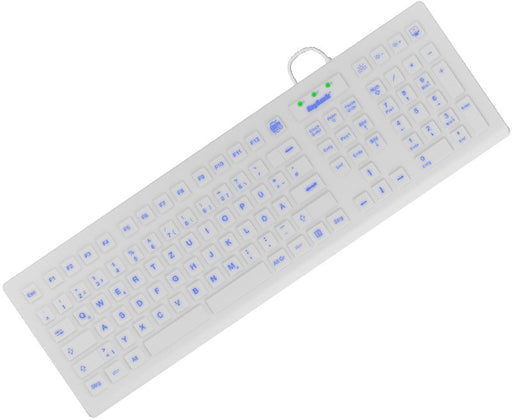 EAN 4250078171348 - KeySonic KSK-8031INEL-Wh (DE) teclado Industrial USB QWERTZ Alemán Blanco imagen 1