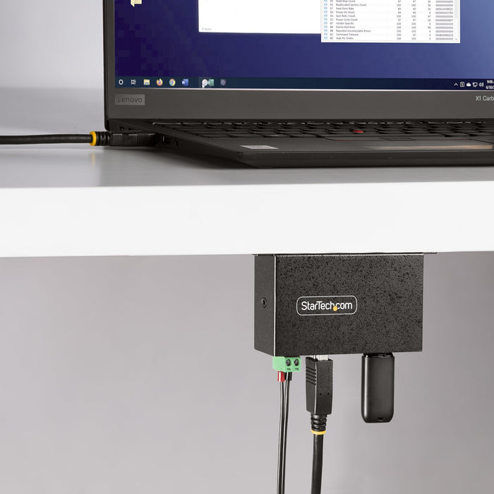 EAN 0065030898188 - StarTech.com 5G4AINDRM-USB-A-HUB hub de interfaz USB 3.2 Gen 1 (3.1 Gen 1) Type-B 5000 Mbit/s Negro imagen 7