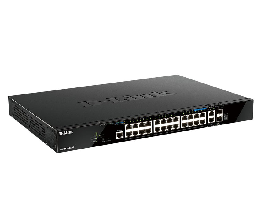EAN 0790069472008 - D-Link DGS-1520-28MP/E switch Gestionado L3 Gigabit Ethernet (10/100/1000) Energía sobre Ethernet (PoE) 1 imagen 1