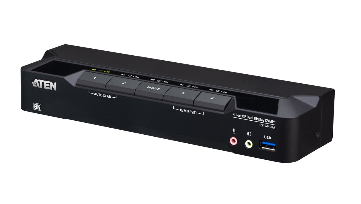 EAN 4711581520554 - ATEN CS1944DPA-AT-G interruptor KVM Negro imagen 1