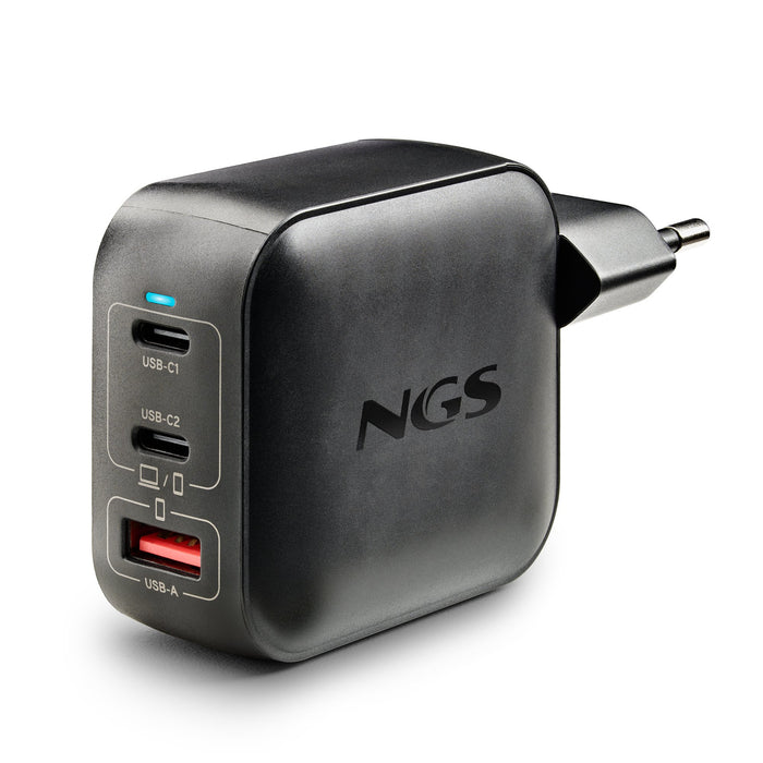 EAN 8435430627008 - NGS NGS-ACCESORIOS-0289 cargador de dispositivo móvil Universal Negro Corriente alterna Carga rápida Inte imagen 3