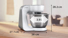 EAN 4242005501120 - Bosch Serie 4 MUM58200 robot de cocina 1000 W 3,9 L Blanco imagen 3