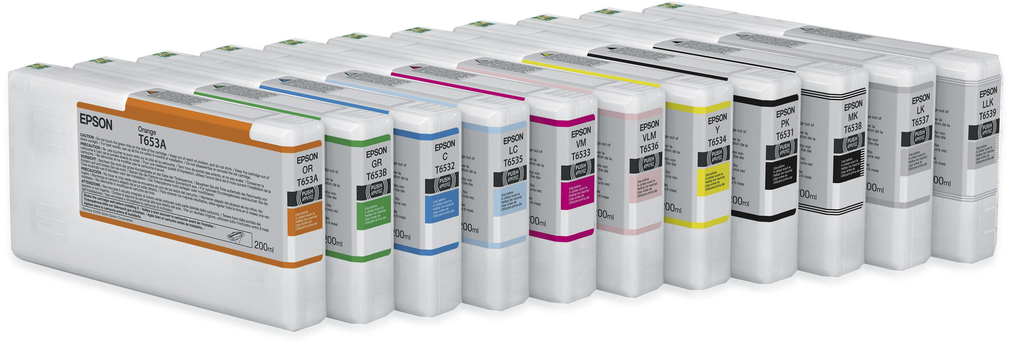 EAN 0010343877719 - Epson T653B Green Ink Cartridge (200ml) cartucho de tinta 1 pieza(s) Original imagen 1