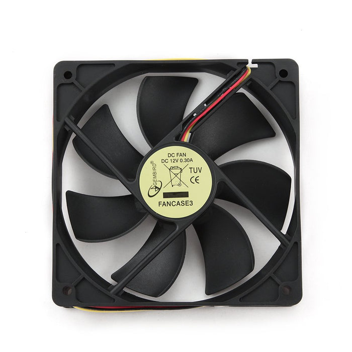 EAN 8716309033343 - Gembird FANCASE3 sistema de refrigeración para ordenador Carcasa del ordenador Ventilador 12 cm Negro imagen 1