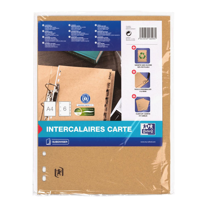 EAN 3045050160981 - Oxford 100204978 papel de calculadora y registro 6 pieza(s) 280 g/m² 225 mm imagen 5