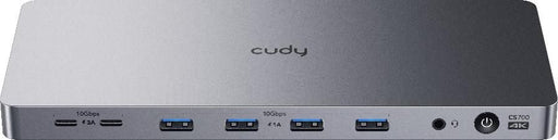 EAN 6971690793098 - Cudy CS700 base para portátil y replicador de puertos Alámbrico USB 3.2 Gen 2 (3.1 Gen 2) Type-C Gris imagen 1