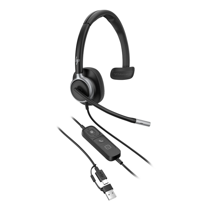 EAN 0199251820830 - HP Poly Mission 615 Monaural USB Wired Headset Alámbrico Diadema Oficina/Centro de llamadas USB Type-C /  imagen 4